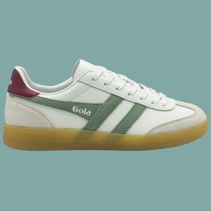 Gola Viper Leather Sneakers - Green/White